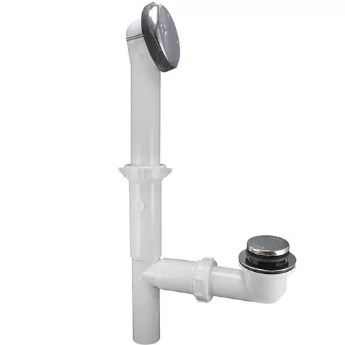 Bath Drain Kit- With Over Flow & Foot Lok Stop