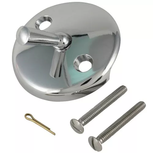 Bathtub- Overflow Plate With Lever