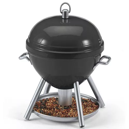 Bird Feeder- Kettle Grill- Black- 2 Lb Capacity
