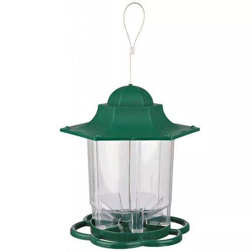 Bird Feeder- Lantern, Large- Sunflower/Mix Seed- 4.3 Lb Capacity