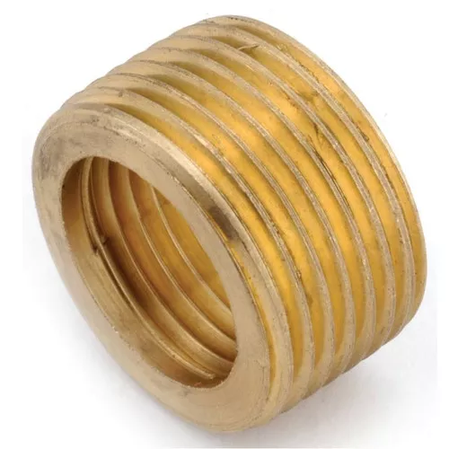 Brass Pipe- Fittings- Bushing- 1/2" x 3/8"- Face
