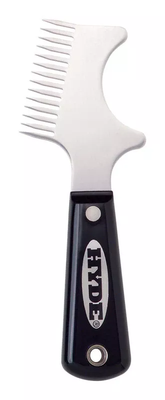 Brush Comb, Black/silver