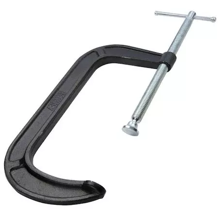 C-Clamp,8 in Maximum Opening,Black