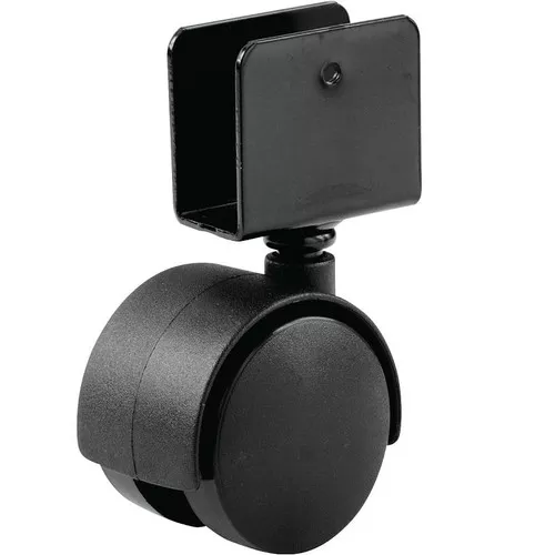 Caster- Twin Wheel- U Bracket- 2" Dia.- 2 Pack