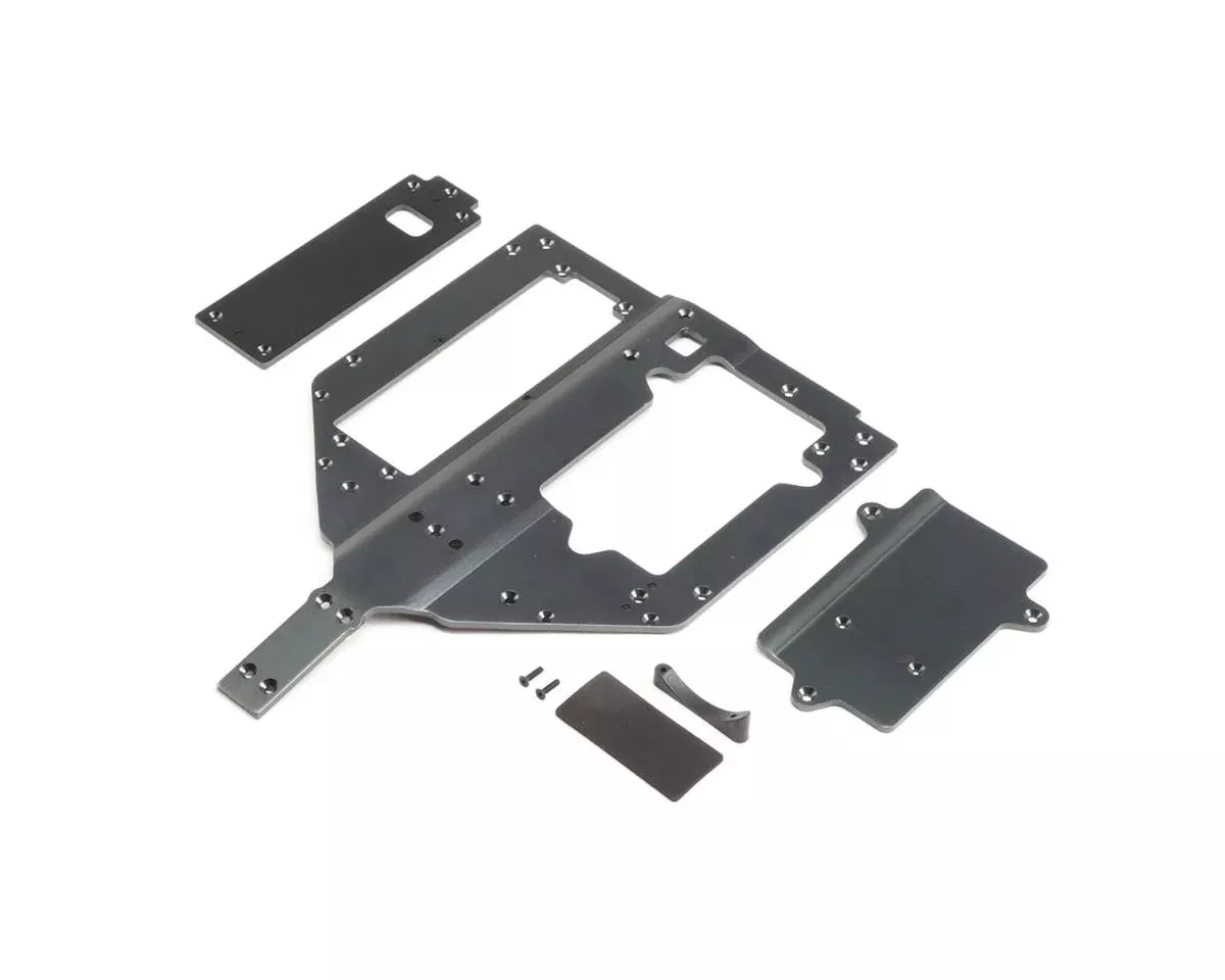 Chassis Motor and Battery Cover Plates for Super Rock Rey (LOS251083)