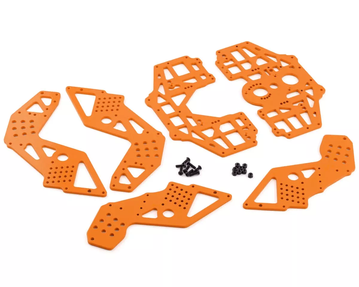 Chassis Set Orange for LMT Mega Bog Hog (LOS241061)