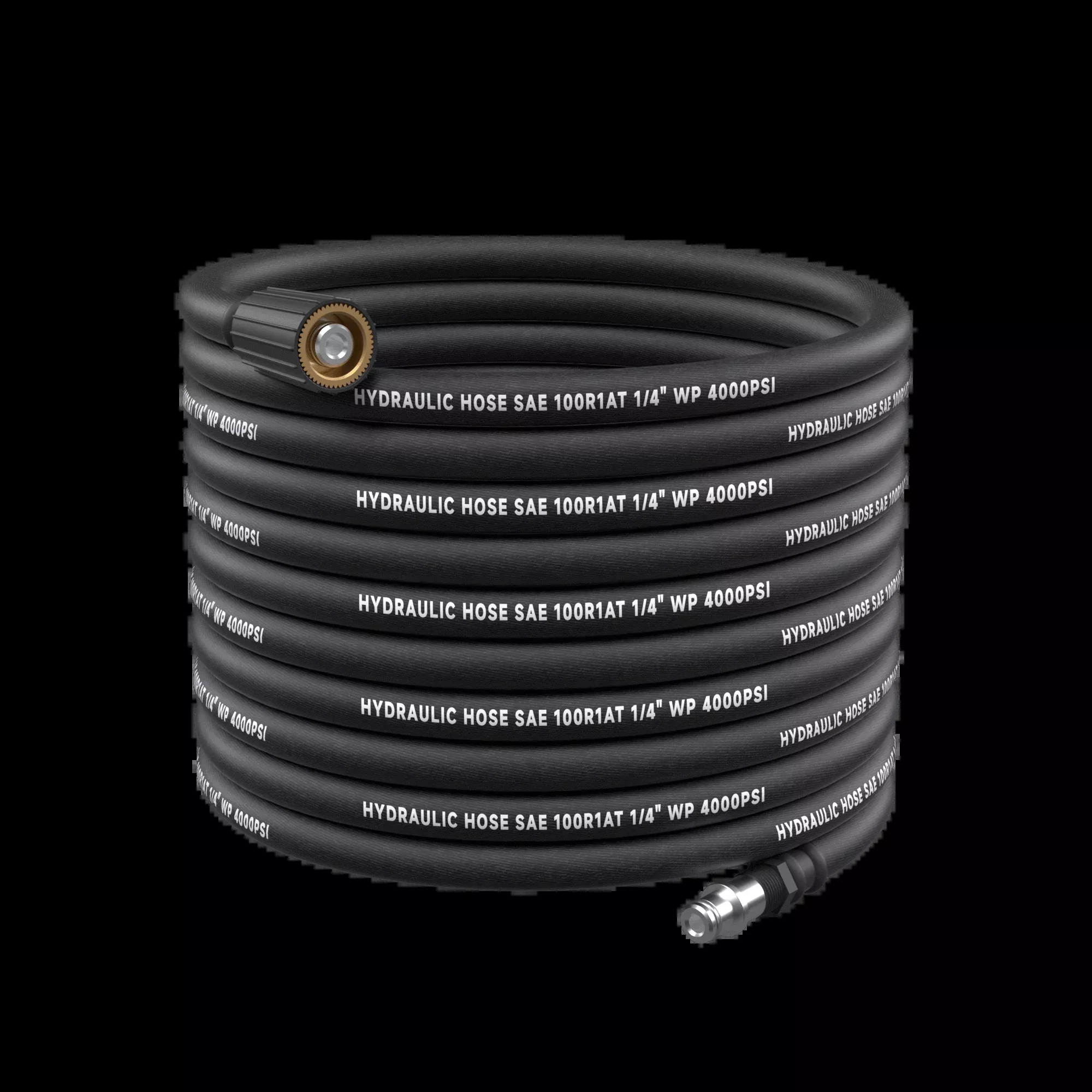 Crossfalls Steel-Wire Rubber High-Pressure Hose - 50FT