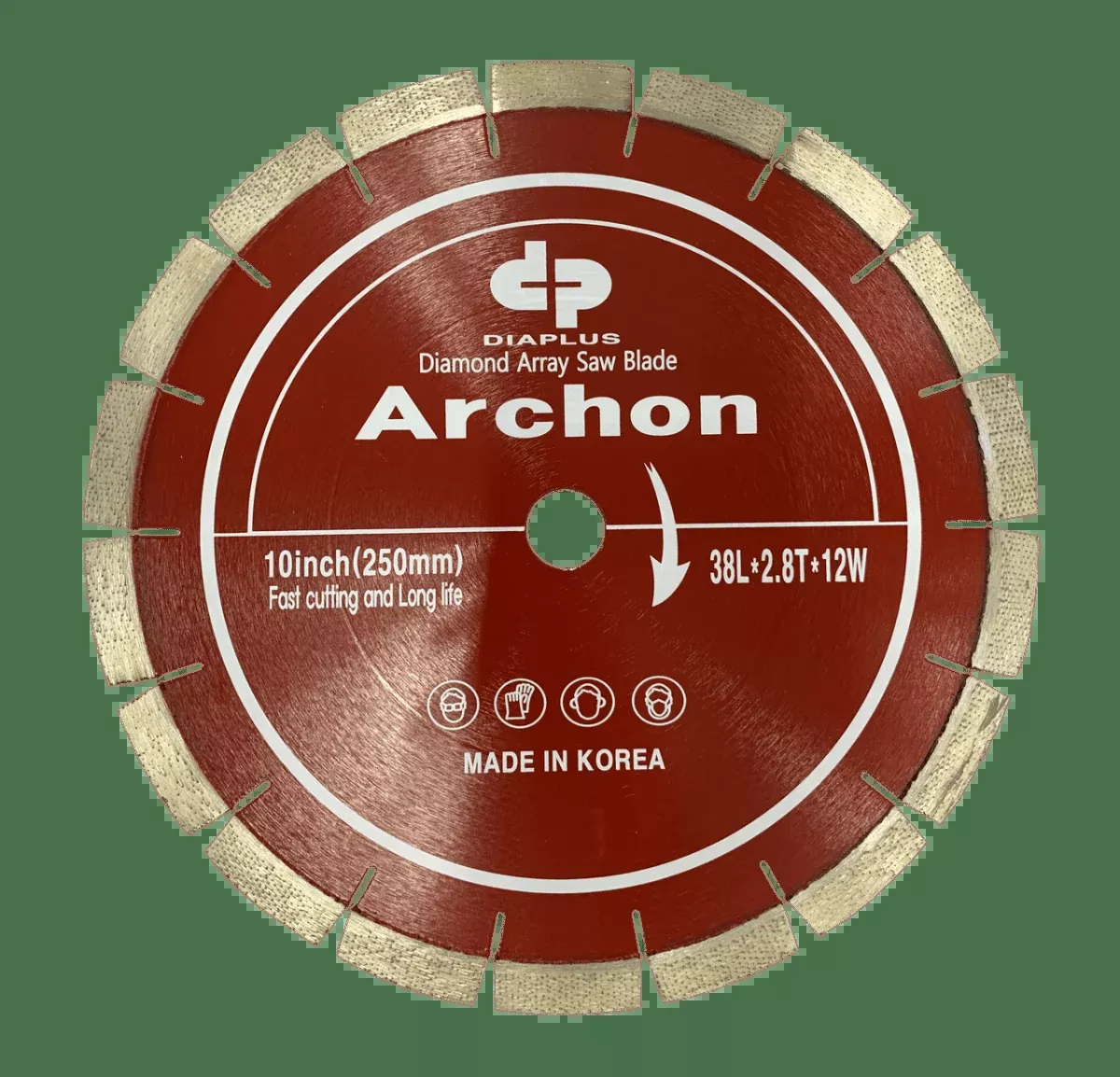 Dia Plus Archon 10" Blade for Blue Ripper G2 Saw