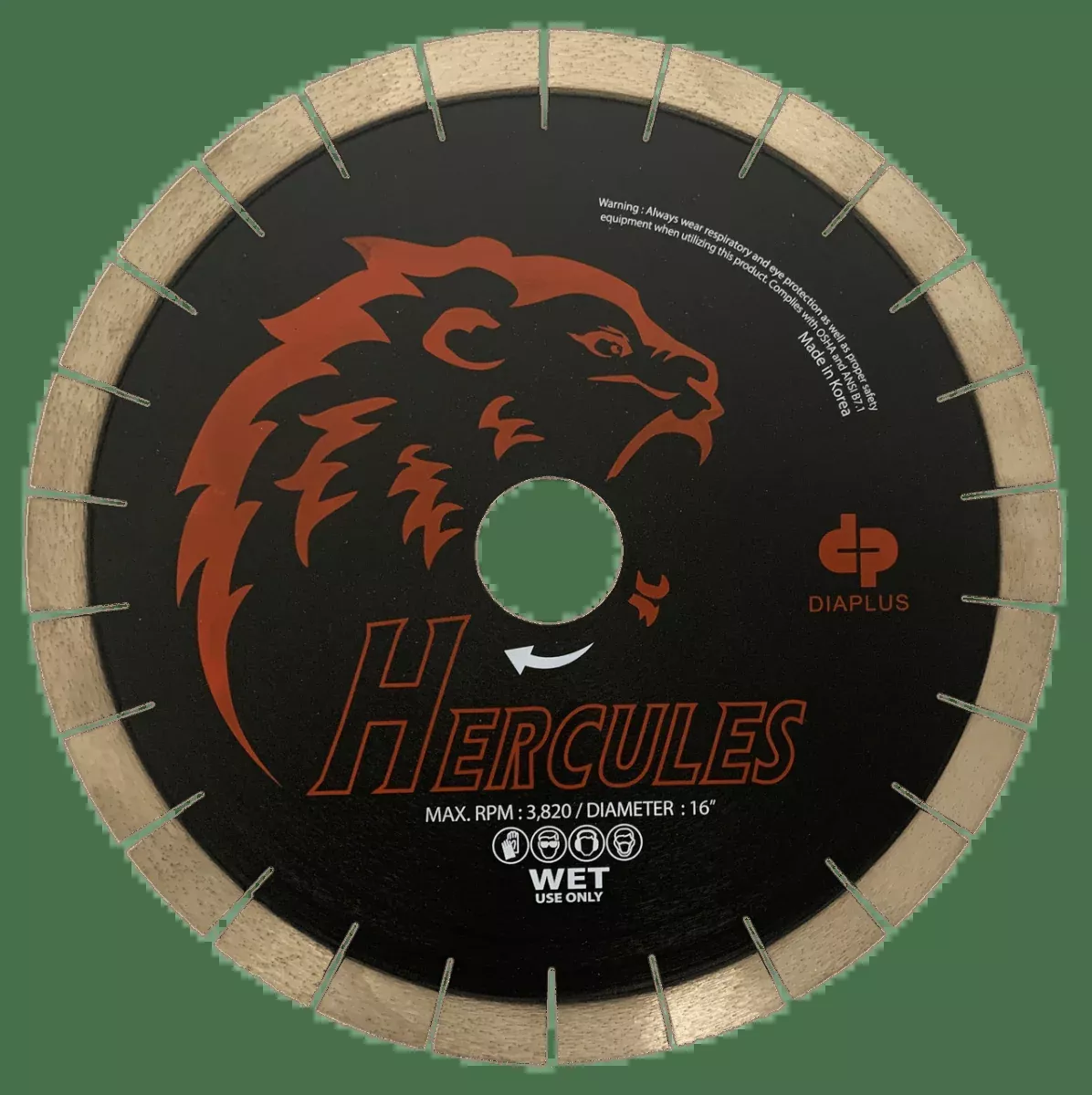 Dia Plus Hercules Bridge Saw Blade for Granite and Natural Stone