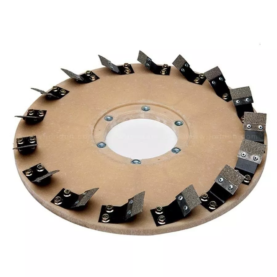 DiamaBrush Concrete Prep Tool with Clutch Plate & Riser
