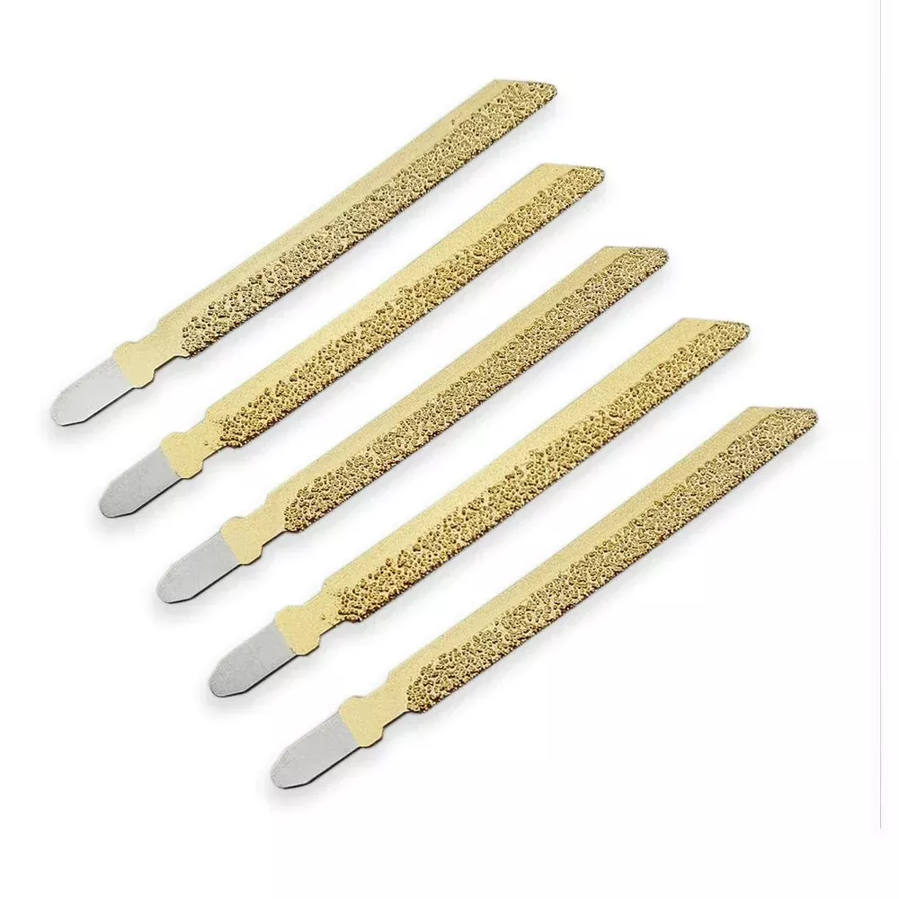 Diamond Jig Saw Blades for Tile Ceramic Brick Granite Marble - 5 Pack