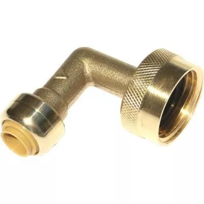 Dishwasher Adapter- SharkBite- Garden Hose Female- x 3/8" Push Connector