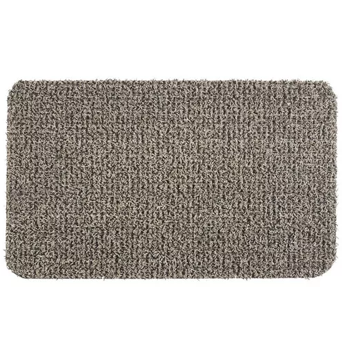 Door Mat- 18" x 30"- Recycled Rubber- Taupe Color