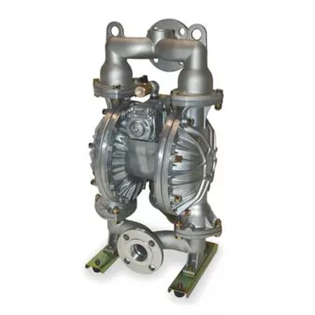 Double Diaphragm Pump, Aluminum, Air Operated, PTFE, 120 GPM