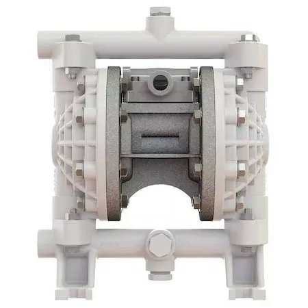 Double Diaphragm Pump, Polypropylene, Air Operated, PTFE, 10 GPM