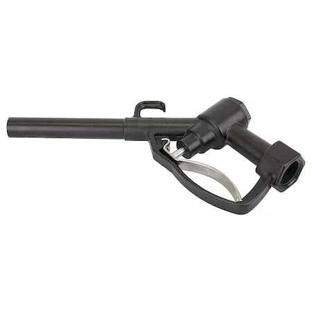 Drum Pump Nozzle, Black, 5-1/2 in, PP Spout