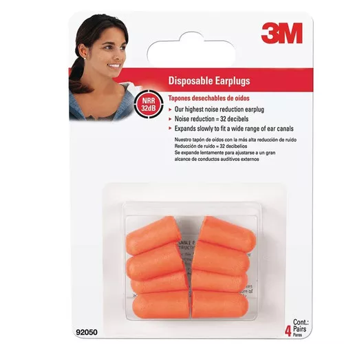 Earplugs- Disposable- 4 Pair- 32 dB