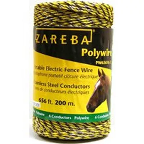 Electric Fence- Polywire- 6 Strand- 656′- Plastic