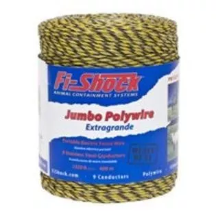 Electric Fence- Polywire- 9 Strand- 1320′- Plastic