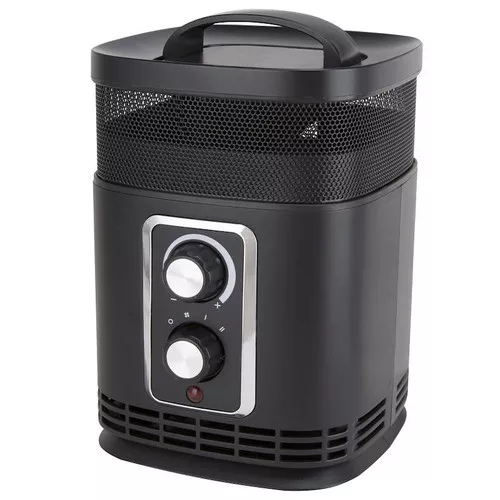 Electric Heater- Ceramic- With Temperature Control- 360 Deg Heating RangeHeat
