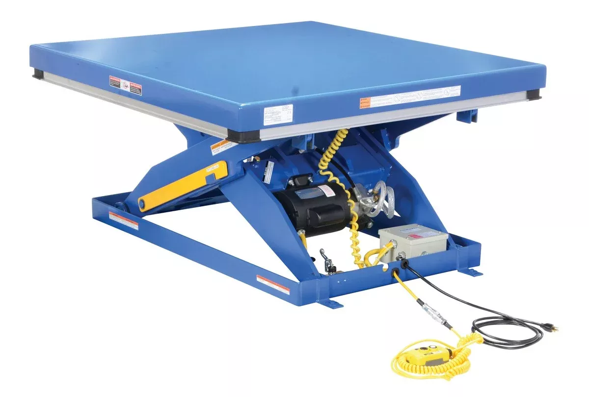 Electric Hydraulic Scissor Lift Tables – Partially Stainless Steel