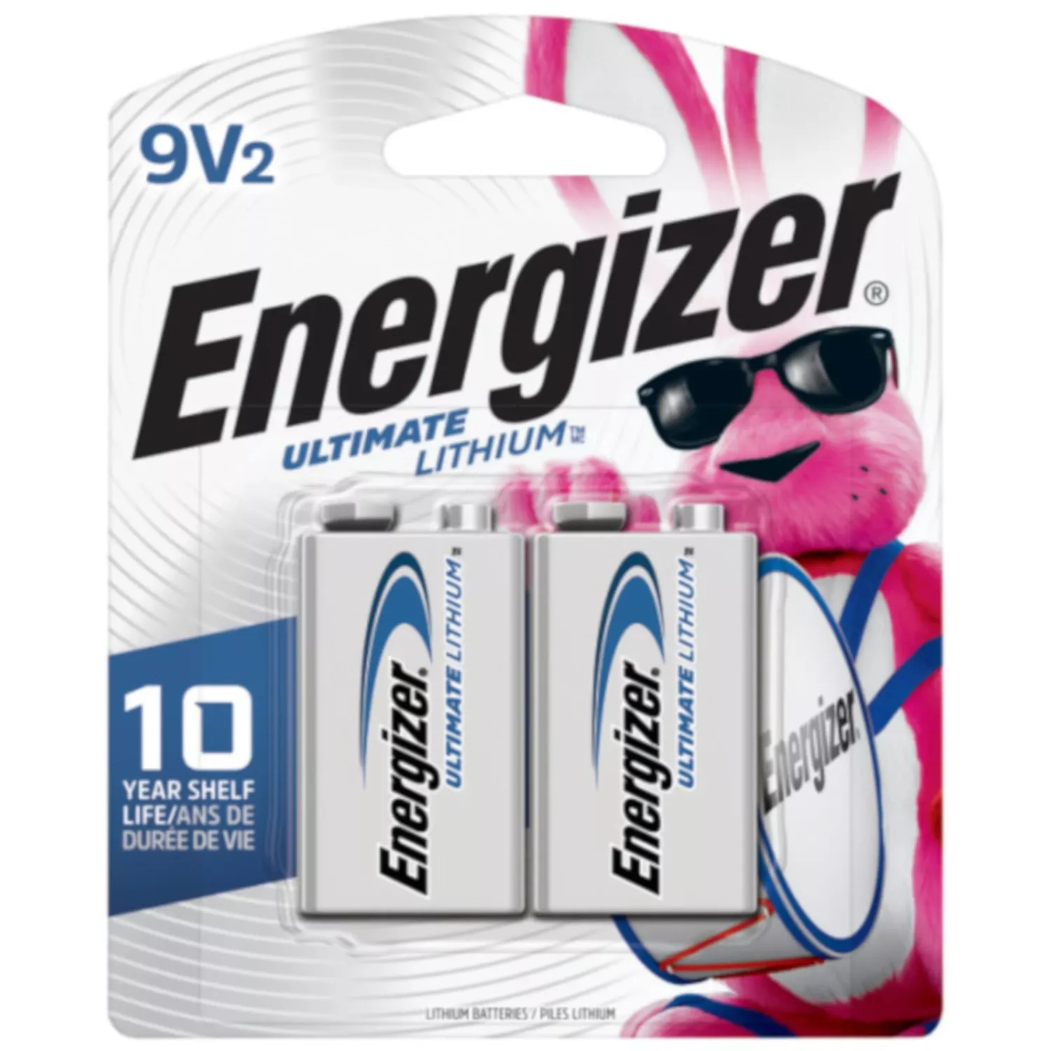 Energizer Ultimate Lithium 9-volt 9 V Battery 2 Pk