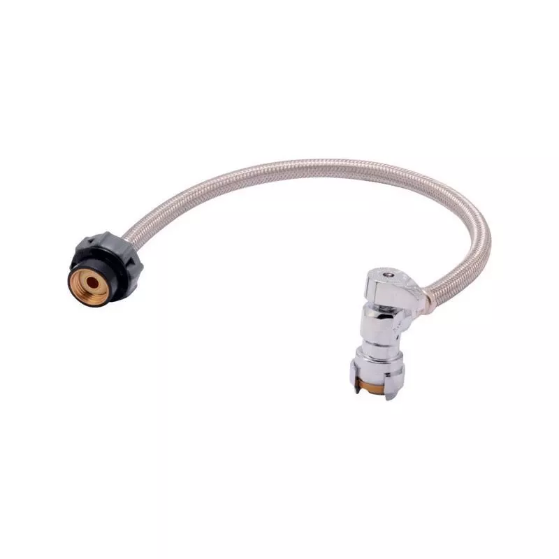 Faucet Connector, Click Seal, 1/2 X 1/2 In.
