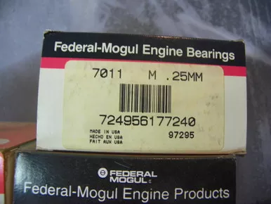 Federal Mogul Engine Bearings 7011M