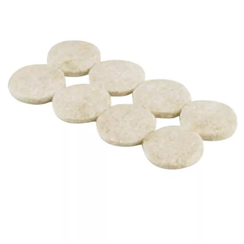 Felt Pads- 3/4" Dia. Beige- 20 Pack