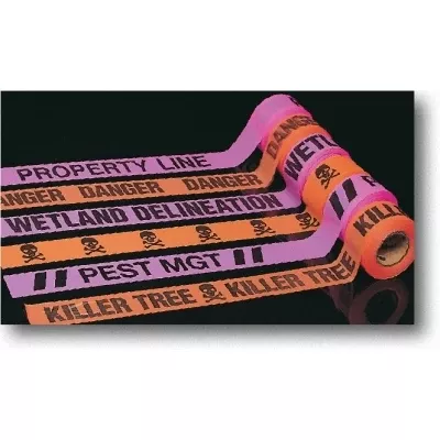 Flagging Tape - Printed (108 Rolls)