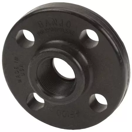 Flange, Polypropylene, 1", Schedule 80, 150 psi Max Pressure