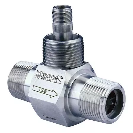Flowmeter,Turbine,15 GPM,1/2 In MNPT