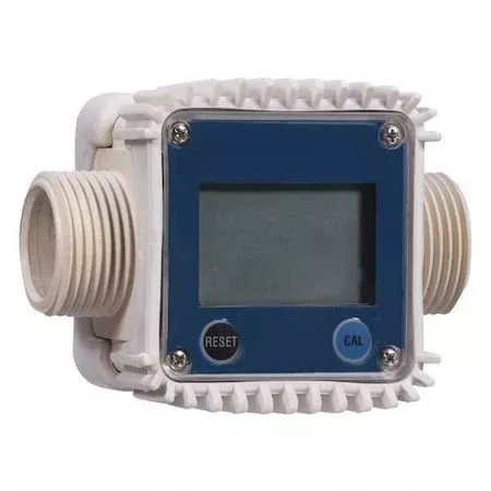 Flowmeter,Turbine,LCD,4 to 15 gpm
