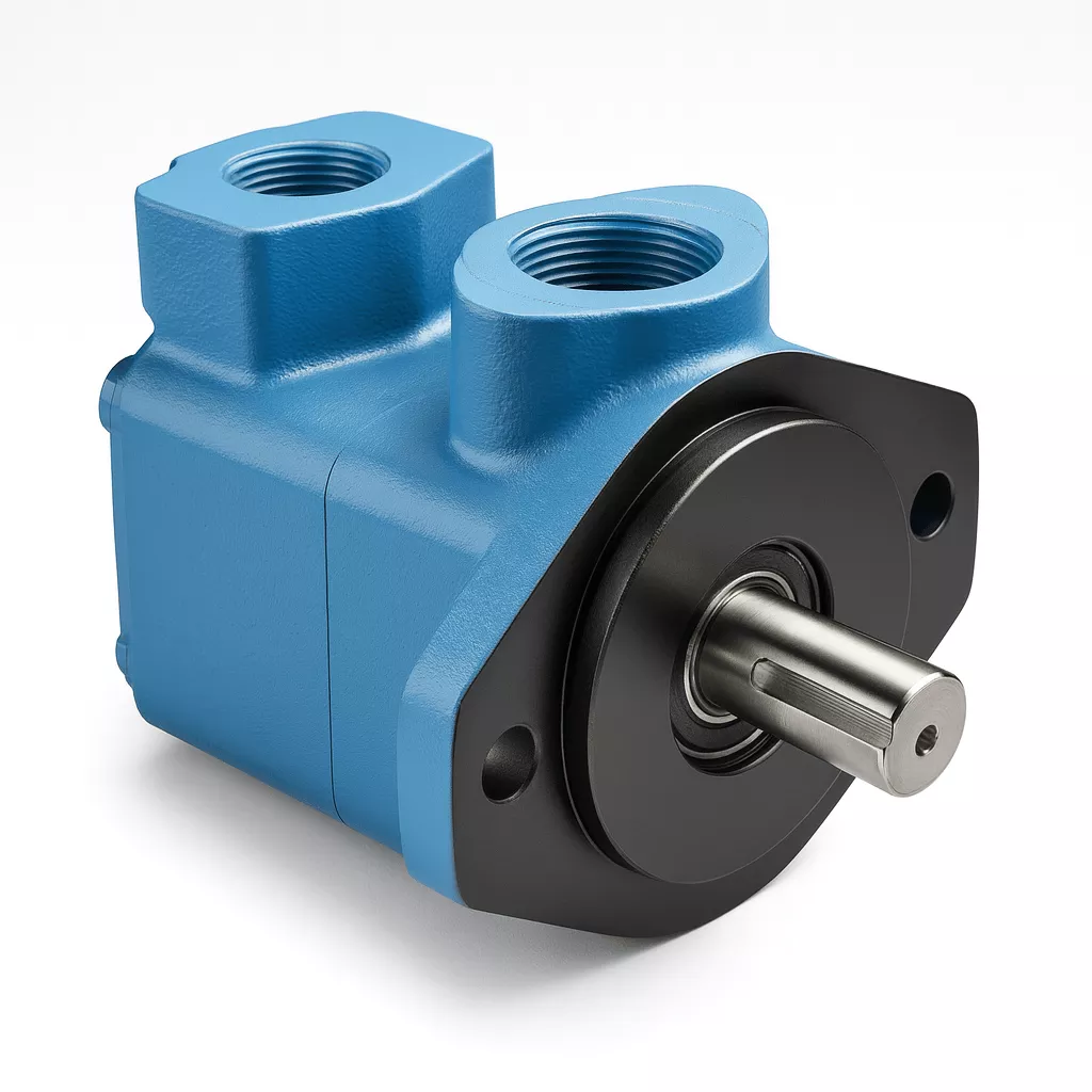 Fluidyne V10 V101S2S1A20R Vane Pump | Vickers V10 Replacement 0.7 GPM | 2500 PSI | SAE ‘A’ 2-Bolt | 3/4″ Keyed Shaft