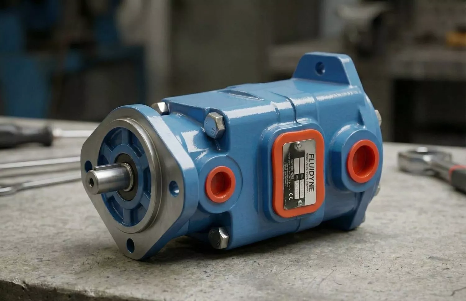 Fluidyne V20F WF8201278 Vane Pump | Replacement for Vickers/Eaton V20F1S8S38C7H22R 8 GPM | 3 PSI | G1/2″ BSPP Straight Thread | 3/4″ Keyed Shaft