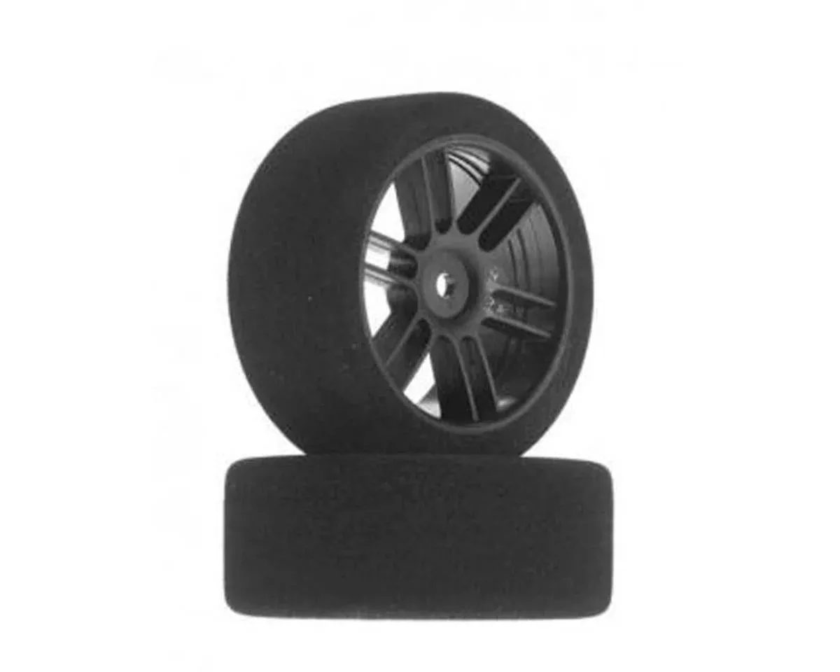 Front 26mm Nitro Touring Foam Tire, Black Wheel, 32 (2) (BXRF2632B)