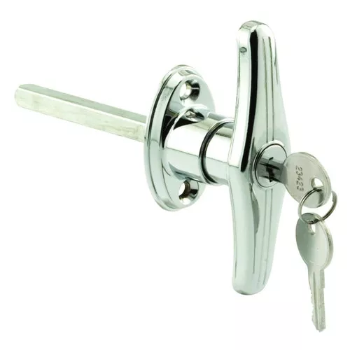 Garage Door- T Handle With Lock- Includes 2 Keys