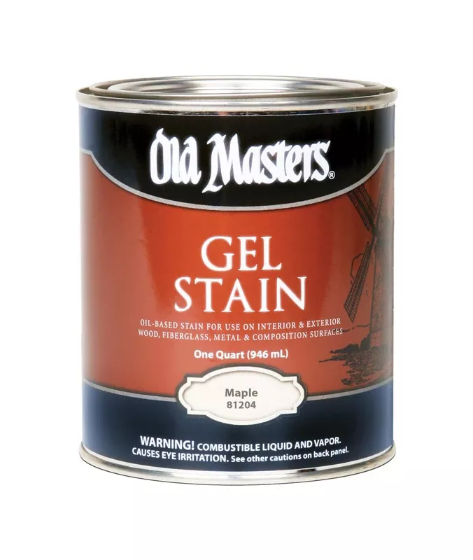Gel Stain, Oil-based, Maple, 1-qt.