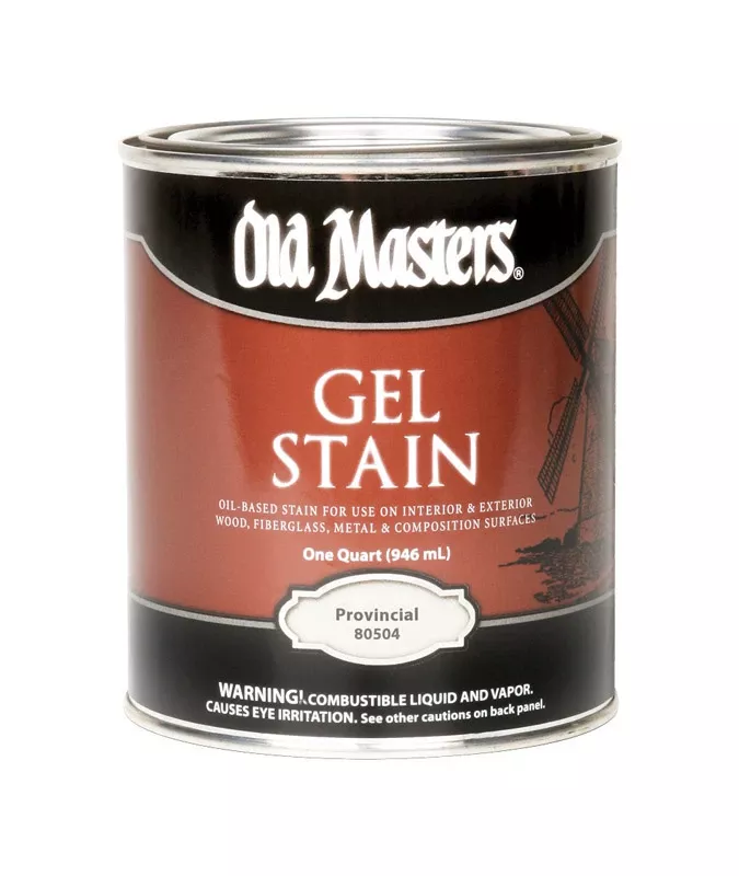 Gel Stain, Oil-based, Provincial, 1-qt.
