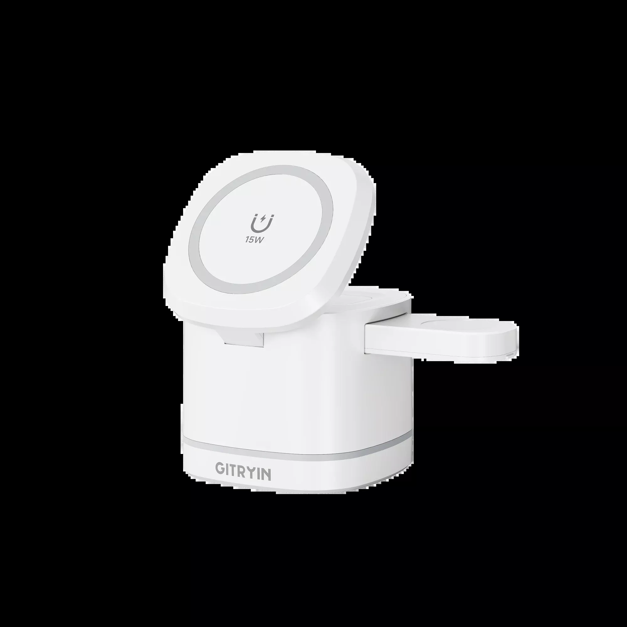 Gitryin Magnetic 3-in-1 Wireless Charging Station for 3C Devices