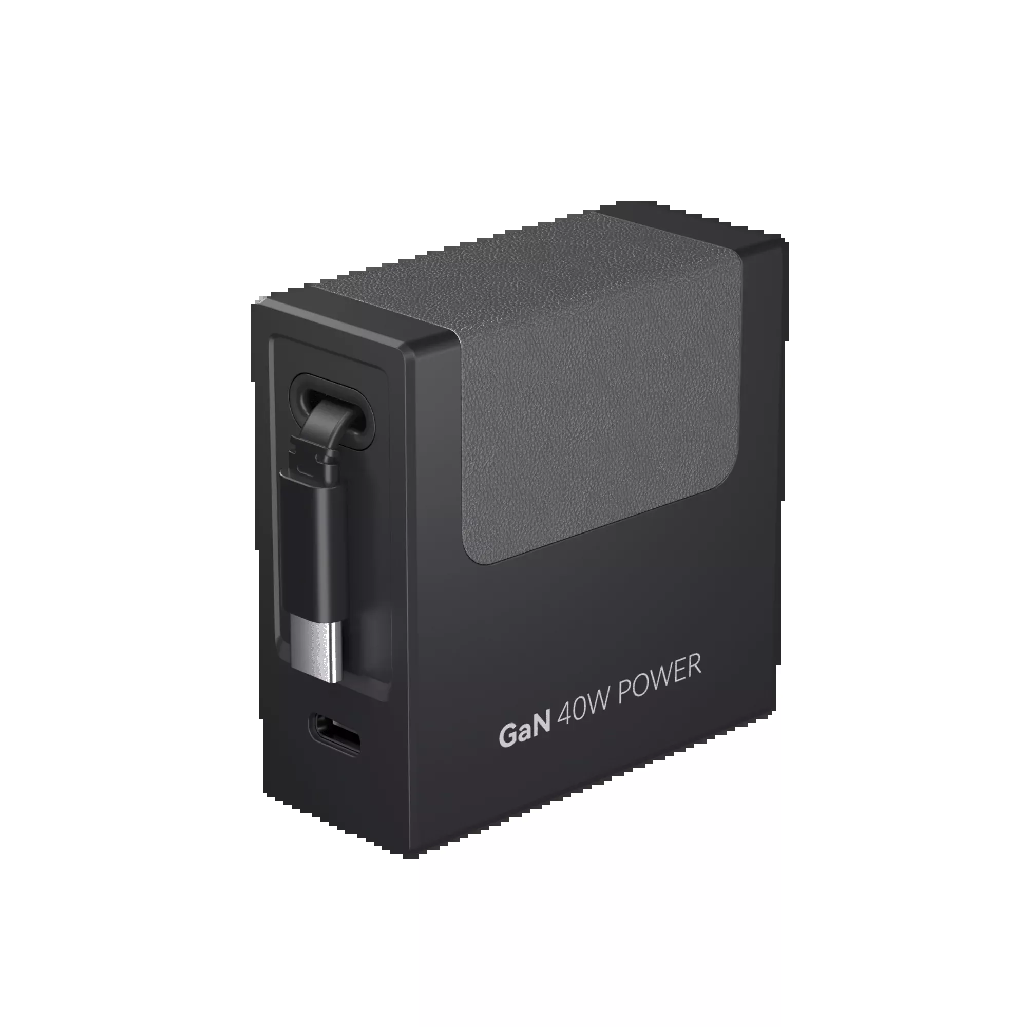 Gitryin Retractable Charger – Black/USB-C Cable