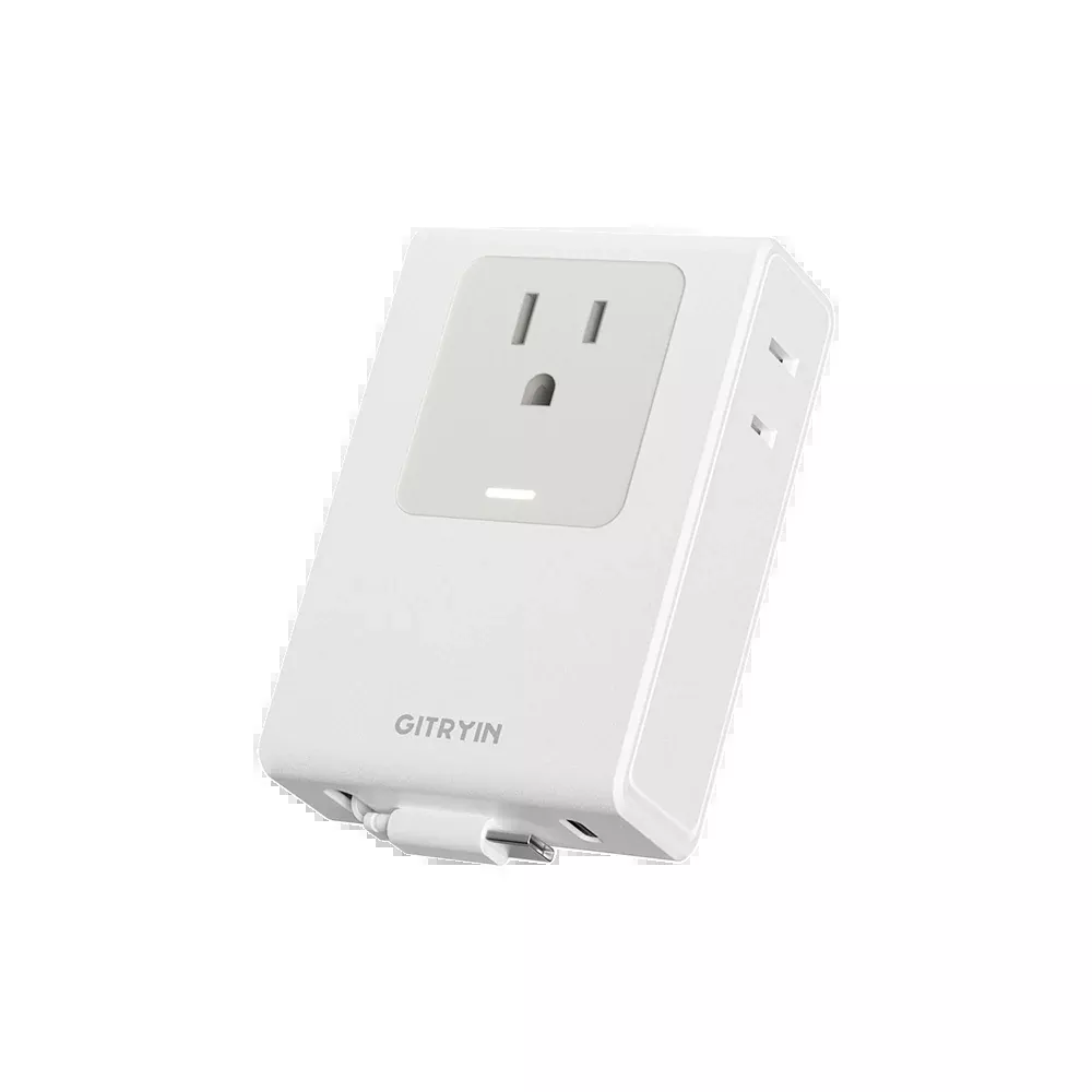 Gitryin Retractable Travel Adapter 5-in-1