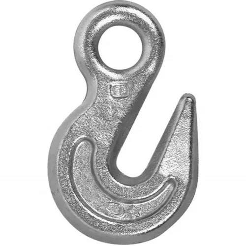 Grab Hook / Eye- 3/8"- 5,400 Lb- Zinc Plated