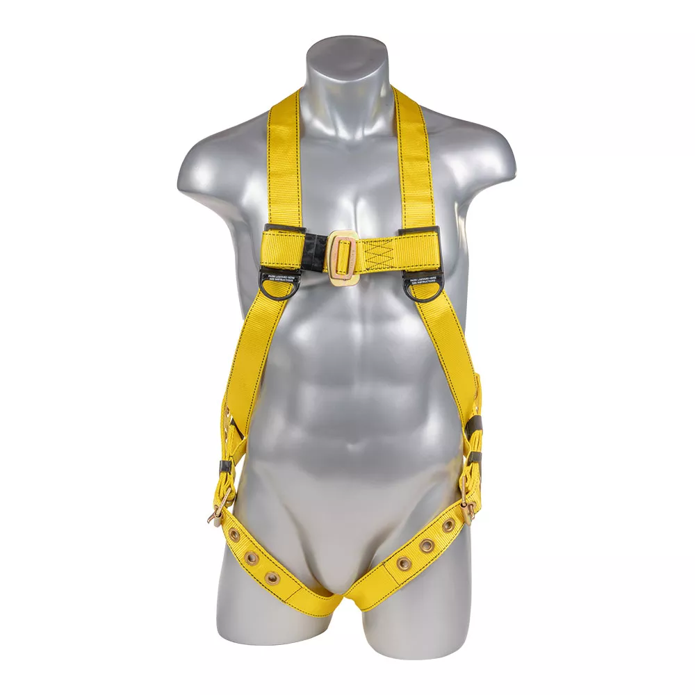 Harness 3pt., Grommet Legs, Back D-Ring, Yellow Color