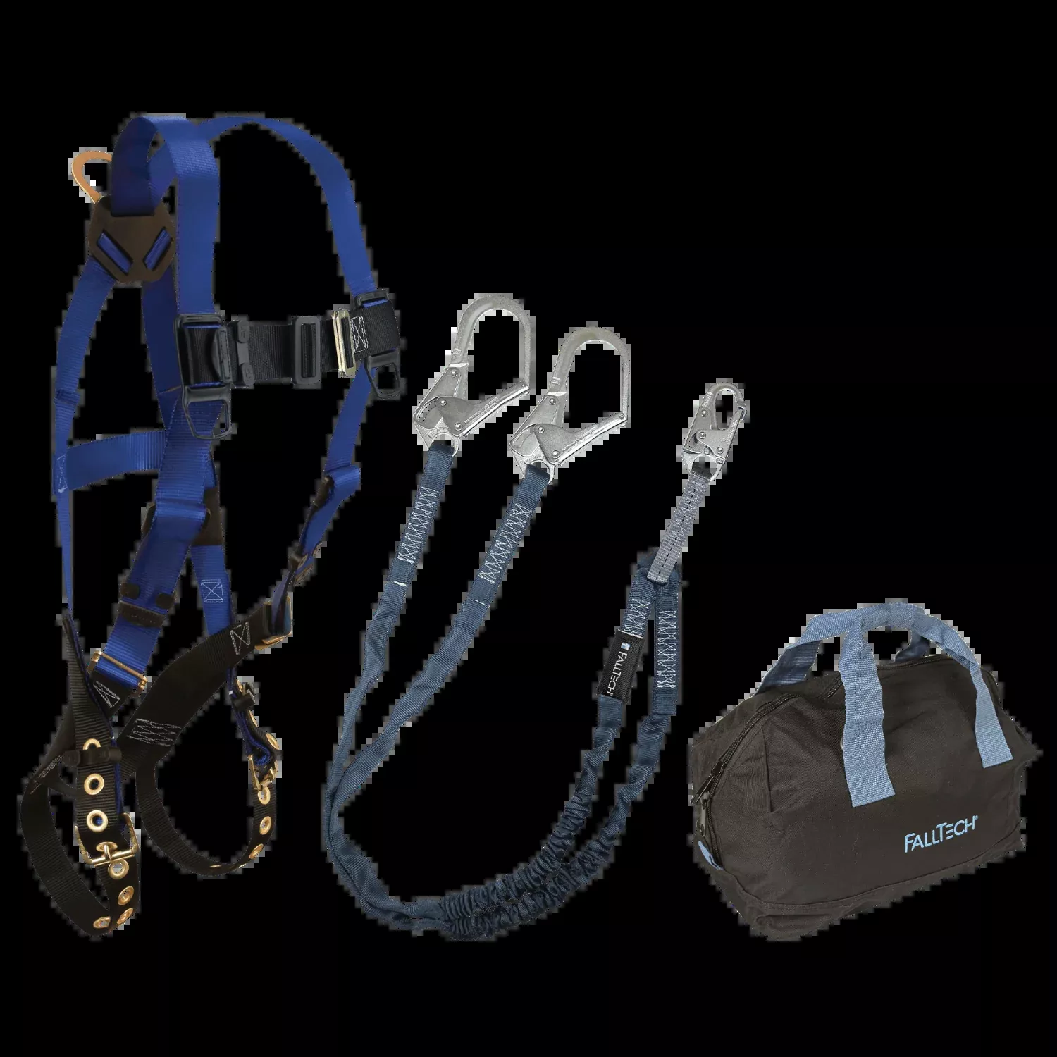 Harness and Lanyard 3-pc Kit with Medium Storage Bag – KIT169Y36P – FallTech