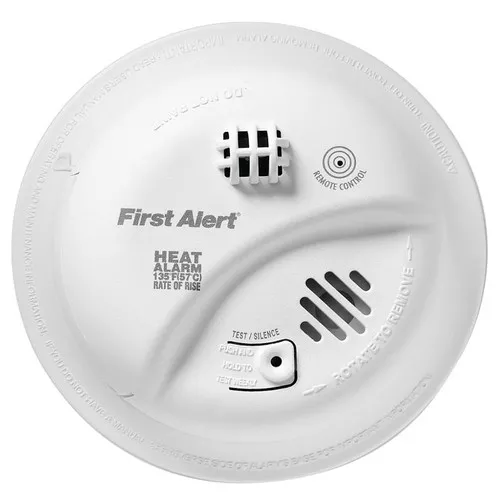 Heat Alarm- AC Powered- Wired- With Battery Back up