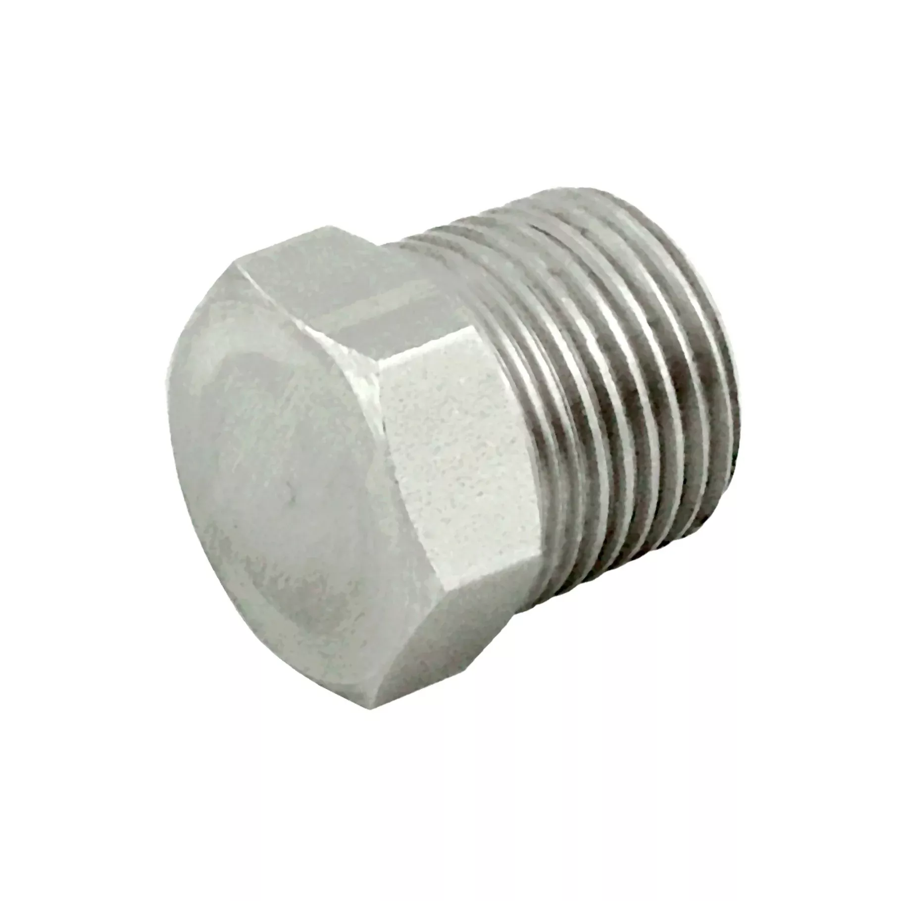 Hex Head Plug - 304 Stainless Steel - 1/4"Male Pipe Thread (MPT)