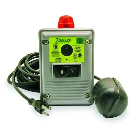 HighWaterAlarm,Audio,Visual,115VAC,6ft