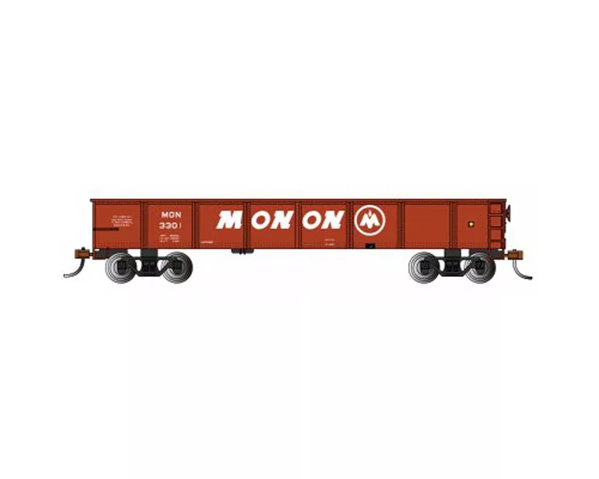 HO 40′ Gondola Monon #3301 Oxide Red (BAC17218)