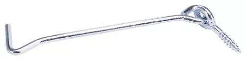 Hook & Eye-6"- Zinc Plated- 2 Pack